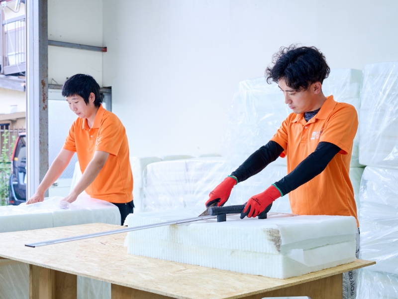 サーモカメラによる住宅診断の様子